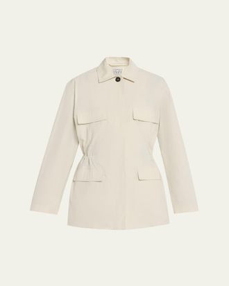 Toteme Collared Drawstring Jacket