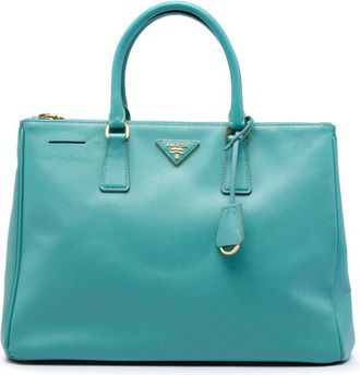 Prada Pre-owned Prada Large Saffiano Lux Galleria Double Zip Tote Ladies 2D6V5UHNB53YZ1K7