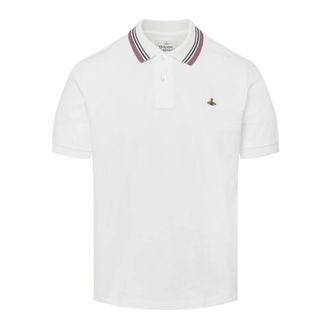 Vivienne Westwood Polo Shirts, male, White, XL, Classic Polo