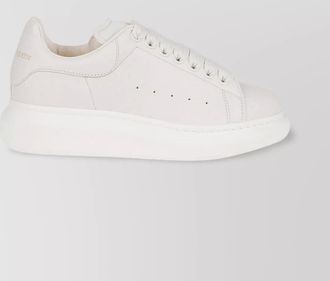 Alexander McQueen calf leather oversized low-top sneakers