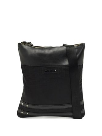 Givenchy monogram leather messenger bag - Black