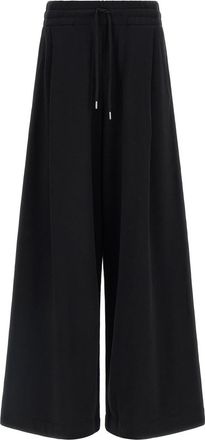 Dries Van Noten Black Loose Drawstring Pants