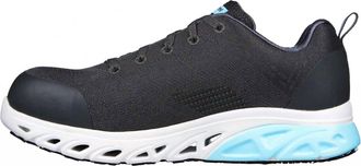 Skechers Womens Glide Step Sr Adilly Shoes In Charcoal