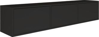 Selsey Selsey - framme - mobile tv sospeso con tre anta - nero - 150 cm