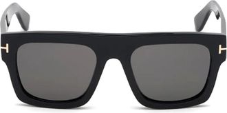 Tom Ford Ft 0711 Fausto Zonnebril - Dames - Zonnebrillen - Zwart - 53 MM - Accessoires