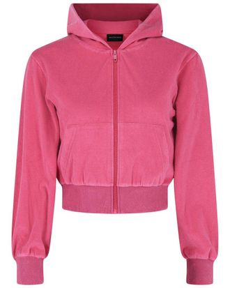 Balenciaga Cropped Rhinestone Tracksuit Jacket