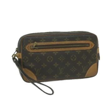 Louis Vuitton Pre-owned Canvas clutches - Dames - Pre-owned - Bruin - Maat: ONE Size Leer