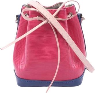Louis Vuitton Pre-owned Bucket Bags, female, Pink, Size: ONE SIZE Pre-owned Nano Noe Epi Shoulder Bag