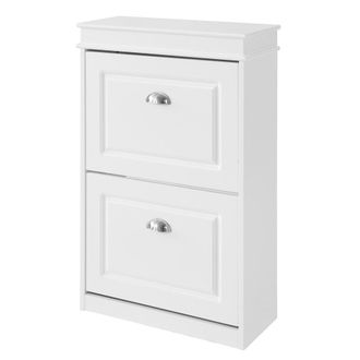 SoBuy Zapatero Con 2 Puertas Organizador Para Zapatos Es 54 X 24 X 83 Cm Fsr78-w Sobuy Es