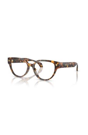 Versace 53mm Cat Eye optical glasses in Tortoise at Nordstrom