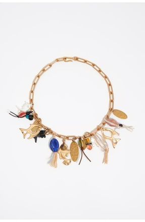 Bimba & Lola Necklace With Fish And Ceramics in Gold at Nordstrom