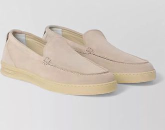 Woolrich mens suede slip on loafers round toe