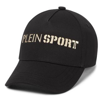 Plein Sport Baseball Cap - unisex - Outdoor handschoenen - Zwart - ONE Size - Katoen - Fitness