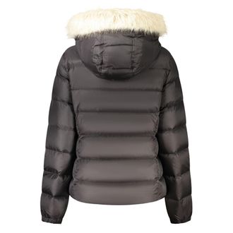 Tommy Hilfiger Removable Fur-Trimmed Hood Down Jacket - Black