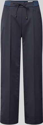 Toni Wide Fit Stoffhose in 7/8-L&auml;nge Modell Sue in Marine, Gr&ouml;&szlig;e 38