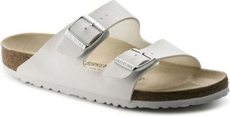 Birkenstock Sandalen Arizona Birko-Flor - Heren - Sandalen - Wit - 44 EU - Leer - Schoenen