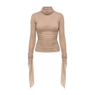 Dolce & Gabbana Maglie a maniche lunghe - - Tops - Donna - Beige - M