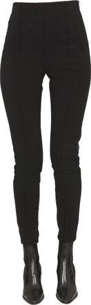 Max Mara Black Skinny Flat Front Pant