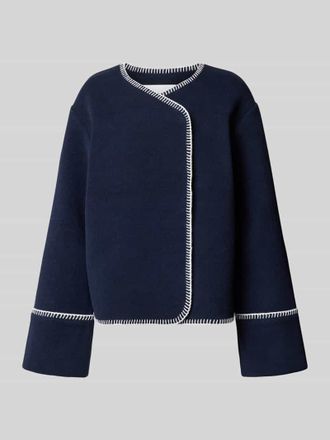 Vero Moda Relaxed Fit Jacke mit Woll-Anteil Modell VICCO in Marine, Größe 38