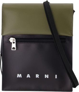 Marni Tribeca Crossbody Bag Black