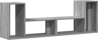 vidaXL Vidaxl - Muebles de tv 2 uds madera ingeniería gris Sonoma 75x30x50 cm
