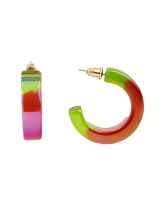 Saachi Ombre Shimmer Hoop Earrings