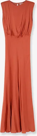 Semicouture Vestito Lungo in satin - SEMICOUTURE - gender_Woman