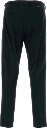 Pantaloni Torino Mens Black Stretch Cotton Pant 0990 Exterior: Elastane Pantaloni Trousers