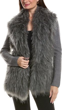Tyler B&ouml;e Evie Silver Wool & Cashmere-Blend Cardigan