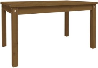 vidaXL Mesa De Jard&iacute;n Madera Maciza Pino Marr&oacute;n Miel 82,5x50,5x45 Cm Vidaxl