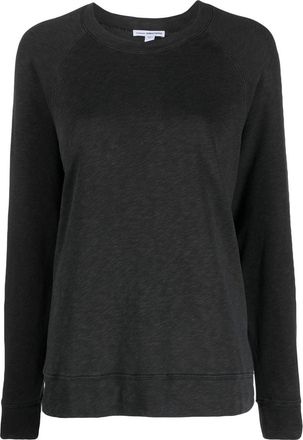 James Perse round-neck jumper - women - Cotton - 0 - Grey