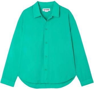 Sunnei Camicia in popeline - Verde