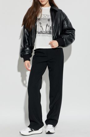 Anine Bing T-shirt With Logo, Womens, White