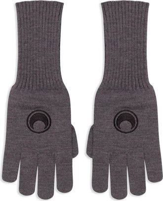 Marine Serre Guanti Lunghi - Grigio