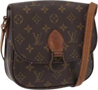 Louis Vuitton Pre-owned Cross Body Bags, female, Brown, Size: ONE SIZE Pre-owned Saint Cloud MM Shoulder Bag