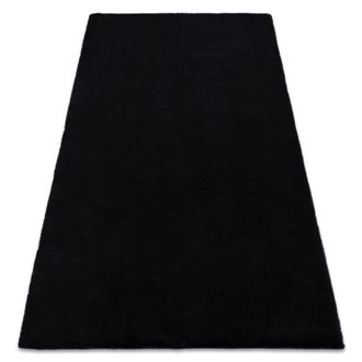 RugsX RugsX Bunny Rug in Black | Size: 200 cm x 290 cm
