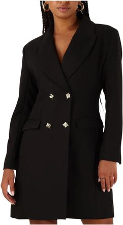 Notre-V Zwarte Mini Jurk - Dames - Korte kleedjes - Zwart - XS - Kleedjes