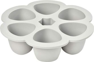 OEM Contenitori Multiporzione In Silicone Di Alta Qualit&agrave;, Resistenti Al Calore Estremo, Adatti Al Forno E Al Microonde, 6 Scomparti Indipendenti, Coperch