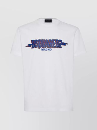 Dsquared2 cotton logo print short-sleeve t-shirt