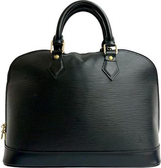 Louis Vuitton Pre-owned Handbags, female, Black, Size: ONE SIZE Pre-owned Leather Satchel
