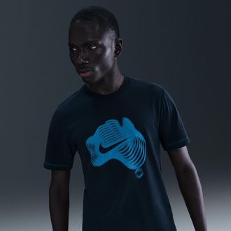 Nike Mens Court Dri-FIT Tennis T-Shirt in Blue | IH2087-475