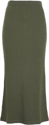 8 by YOOX RIBBED LOW-WAIST MAXI SKIRT