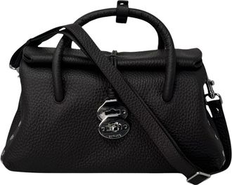 Zanellato Dotta Centauro Schoudertas - Dames - Handtassen - Bruin - ONE Size - Leer - Tassen