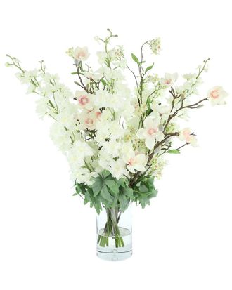 Creative Displays Inc. Delphinium & Butterfly Magnolia Arrangement