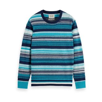 Scotch & Soda Rondgebreide trui - Heren - Truien - Veelkleurig - Maat: M