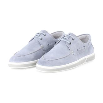 Van Bommel Sailor Schoenen - Heren - Bootschoenen - Blauw - 44 EU - Leer - Schoenen
