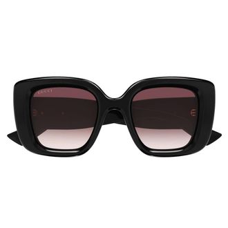 Gucci Gg1975S Sunglasses - female - Gucci - Sunglasses - Black - 50 MM - Accessories