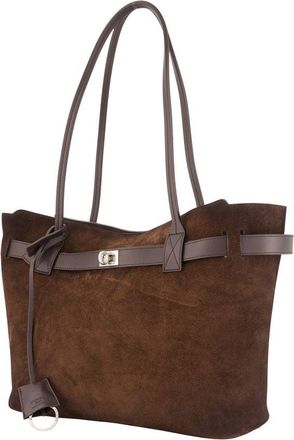Balenciaga Womens Tote Brown Calfskin