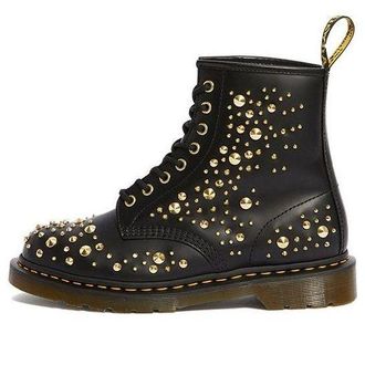 Dr. Martens 1460 Midas Gold Color 8 Martin boots Couple Style Black 25660001