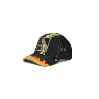 Goorin Brothers Luipaardprint Truckerpet Zwart - Heren - Petten - Zwart - ONE Size - Accessoires